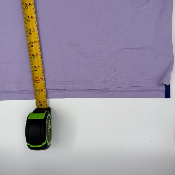 NWOT Greyson Polo Shirt Men’s XXL Purple Golf Performance Stretch Athletic Wolf - Picture 7 of 8